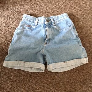 High rise shorts
